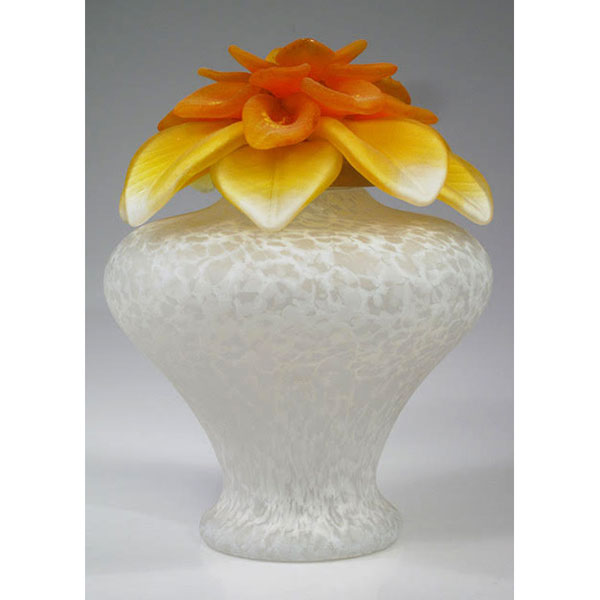 Floral-Vase-in-Orange