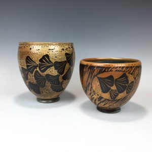 Stoneware bowls by Terry Plasket