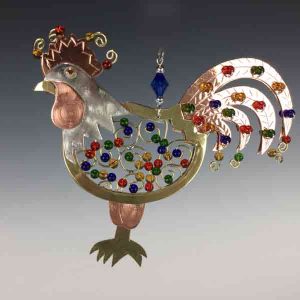 Rise & Shine Rooster Ornament Pilgrim Imports, Inc
