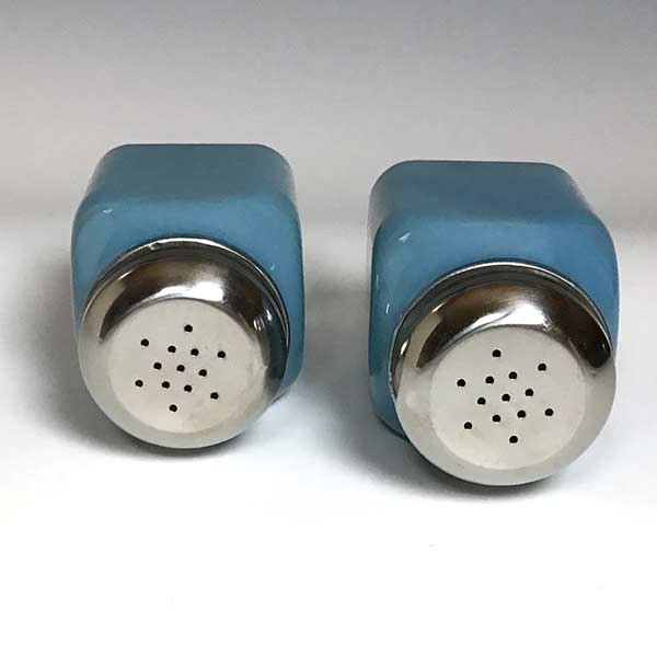 Stainless Steel Turquoise Salt and Pepper Shakers with