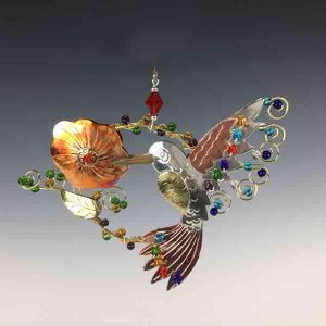 Ruby Hummingbird Ornament by Pilgrim Imports, Inc.