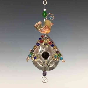 Chickadee Birdhouse Ornament by Pilgrim Imports