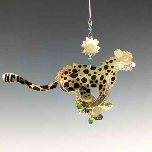 Savannah Cheetah Ornament by Pilgrim Imports, Inc