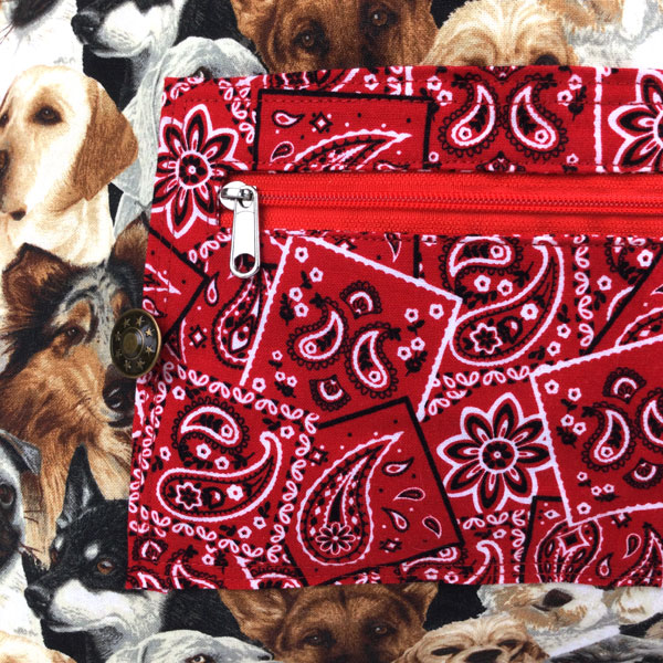 Eco Friendly FoldUp Market Bag-Dogs All Over Print