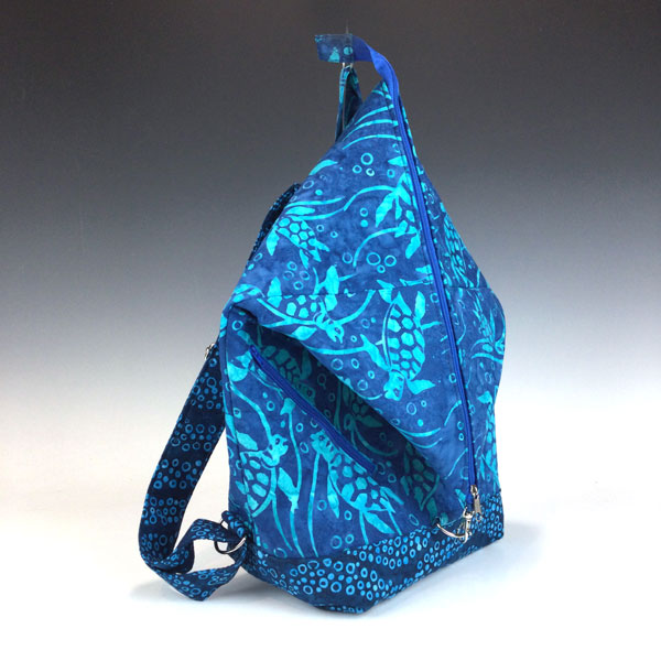 Turtle Batik Rucksack Backpack by Dianne Wood
