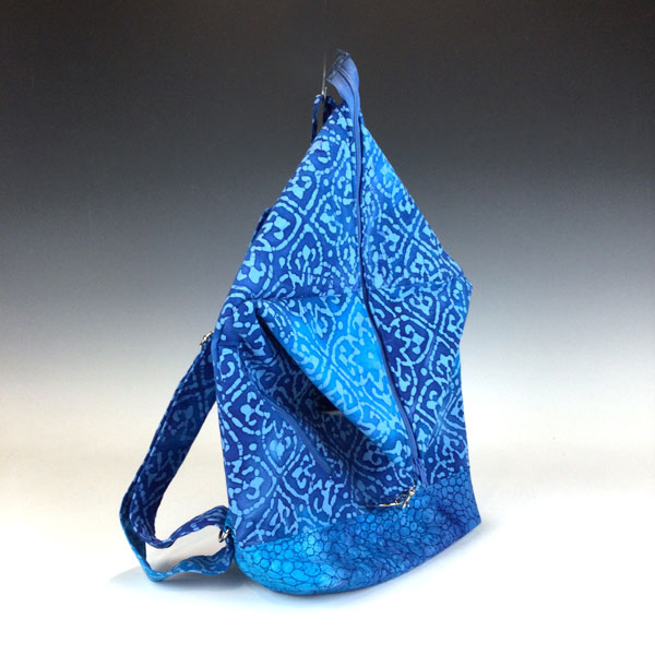 Blue Batik Rucksack Backpack – Dianne Wood