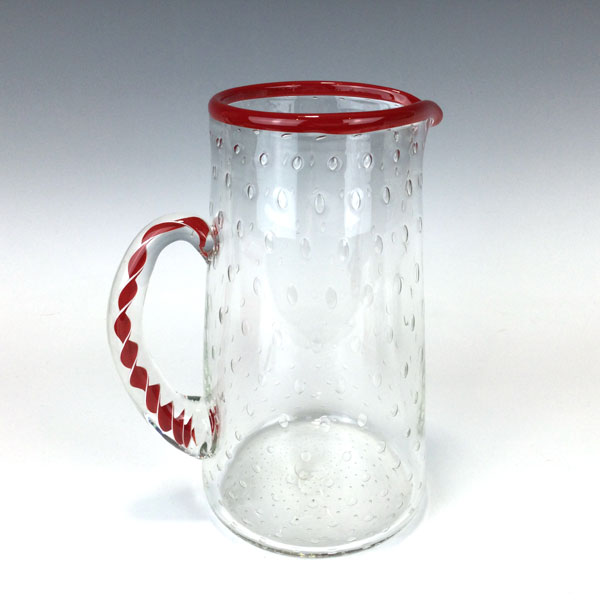 Christmas Pitcher with Cane Handle by Michael Egan