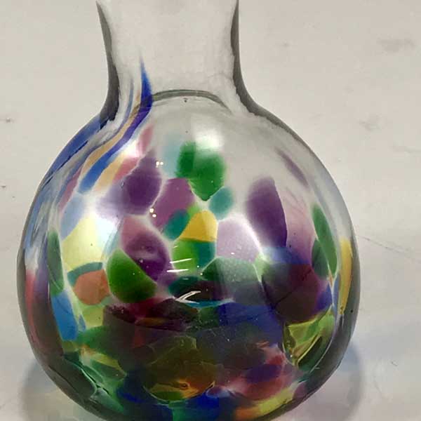 Mulitcolor Mom’s Little Vase by Henrietta Glass