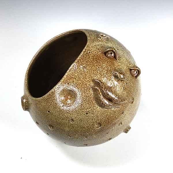 Phyllis Seidner Ceramic Moon Planter #3