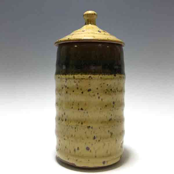 NJ Ruga Pottery Lidded Jar by Terry Plasket