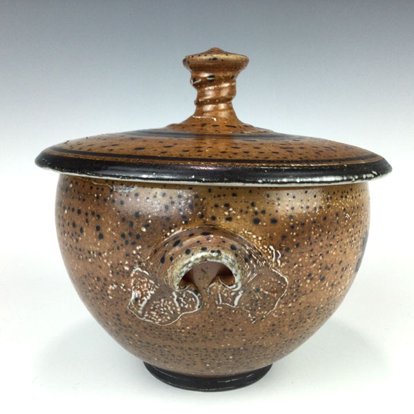 Pig Lidded Bowl by Terry Plasket