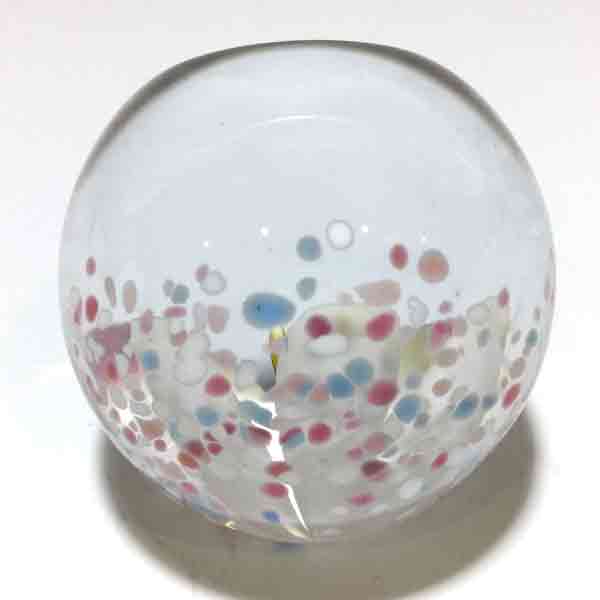 Blossom Ivory Paperweight by Caithness Glass