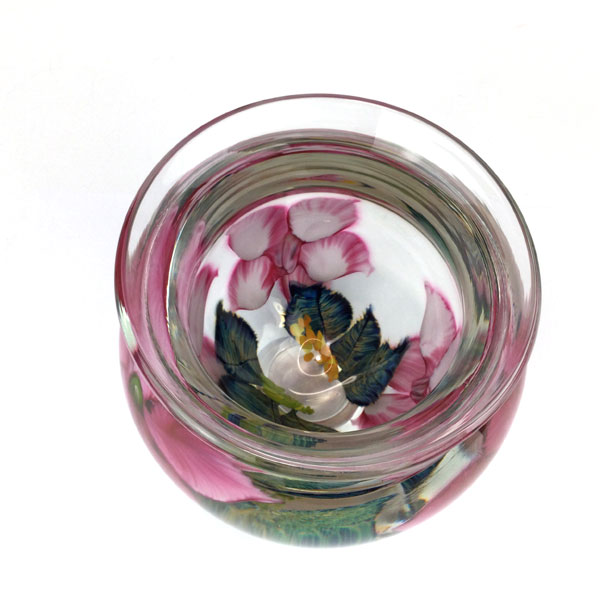 Pink Clematis Vase by David Lotton