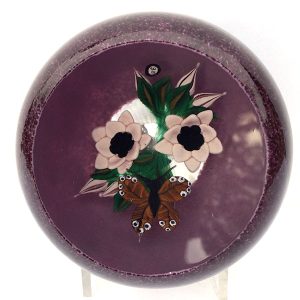 Purple Overlay Butterfly Paperweight