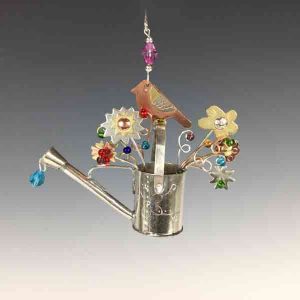 Bird Watering Can Ornament by Pilgrim Imports, Inc