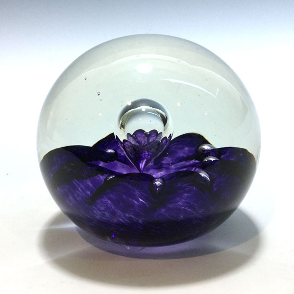 Crimp Paperweight in Amethyst by WheatonArts