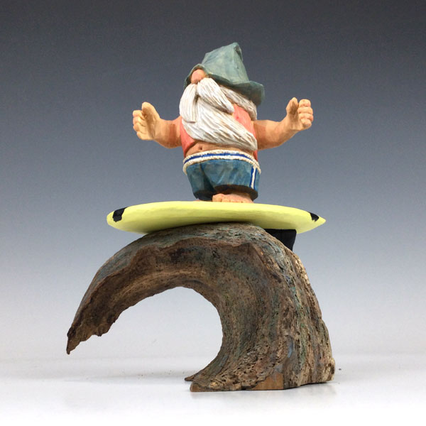Augie the Surfer Gnome by Domenick Maggio