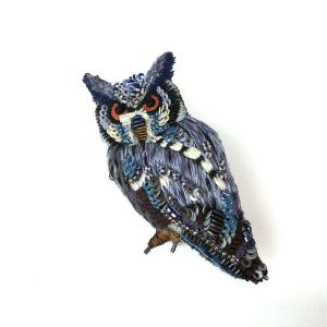 Southern White Faced Owl Pin by Trovelore