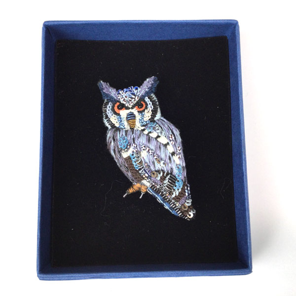 Southern White Faced Owl Pin by Trovelore