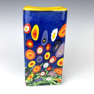 Blue Sky Wildflower Rectangle Vase MAD Art Studios