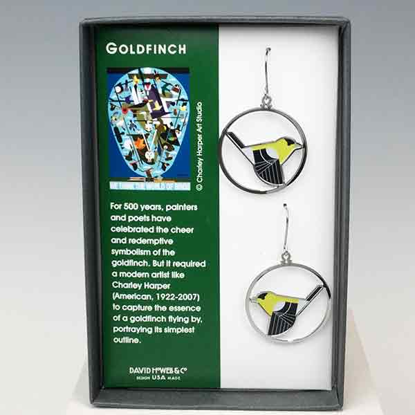 David Howell & Co Goldfinch Earrings