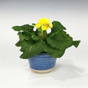 Amy Peseller Small Blue Flower Pot