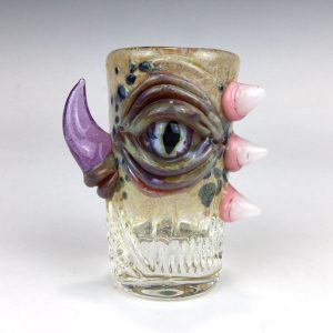 Beige Monster Spikes & Horn Shot Glass by Mazet
