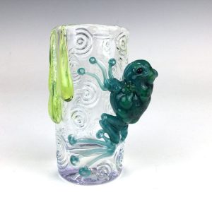 Green Frog Drips Shot Glass