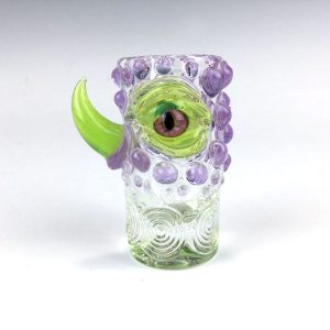 Purple Monster Horn Shot Glass by Mazet