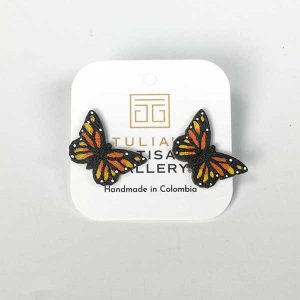 Monarch Butterfly Earrings, Small