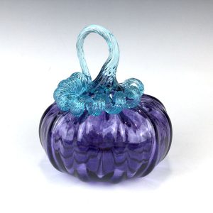 Calypso Purple Pumpkin with Aqua Stem