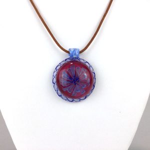 Chicory Flower Pendant by Dennis Gerasimov