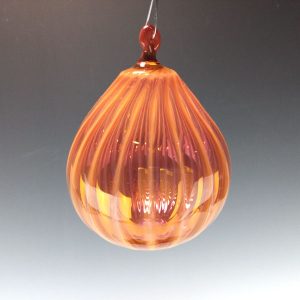 Fumed Glass Ornament by Deerman Glass Design