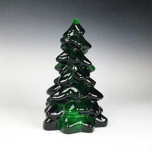 Mosser Glass 8″ Tree in Hunter Green