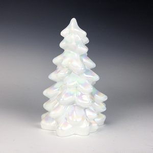 Mosser Glass 8″ Tree Milk Carnival