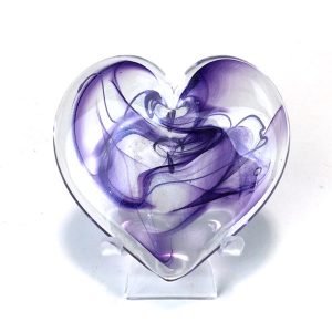 Violet Enchanted Heart Paperwe