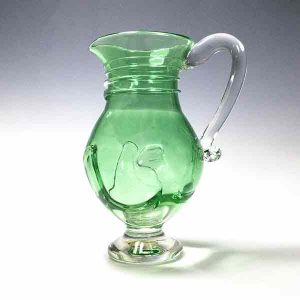 WheatonArts Lilypad Pitcher in Spring Green