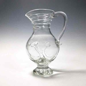 303 Lily Pad Pitcher, Clear