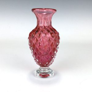 Cranberry Bud Vase by WheatonArts