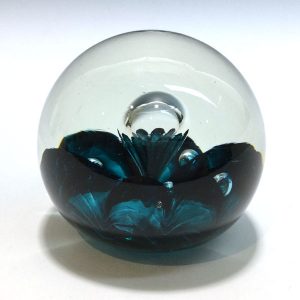 Crimp Paperweight in Teal by WheatonArts