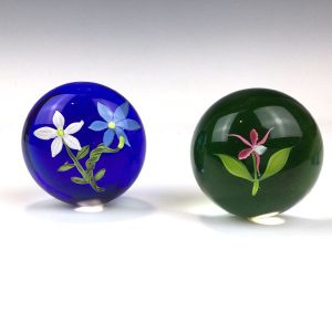 Group of 2-Flower & Cattleya Orchid -Paul Stankard