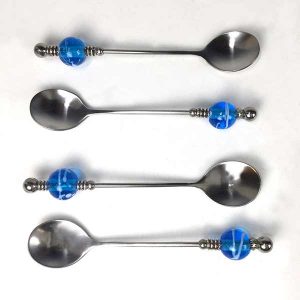Susan Boyce Four Spoon Set in Turquoise