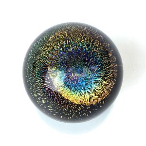 Large Dichroic Galaxy Marble by Bill Futer