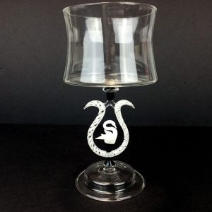 Black & White Swan Goblet by Jason Gordon