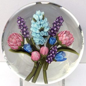 Aqua Hyacinth, Lilac & Protea by Clinton Smith