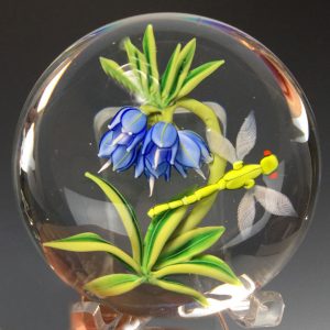 Small Bluebell & Dragonfly Pwt by Clinton Smith