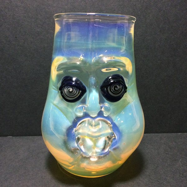 Silver Fumed Face Cup by Rocko Belloso