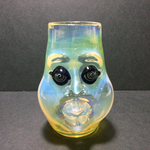 Silver Fumed Face Cup by Rocko Belloso