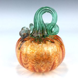 Transparent Orange Pumpkin w/Jungle Stem