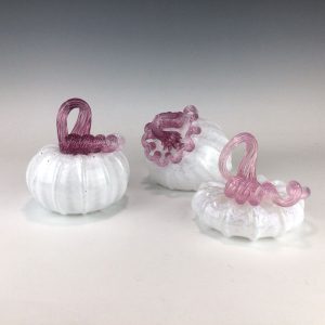 Wheaton Arts Ballet Slipper Pumpkin Trio
